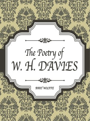 cover image of The Poetry of W.H. Davies